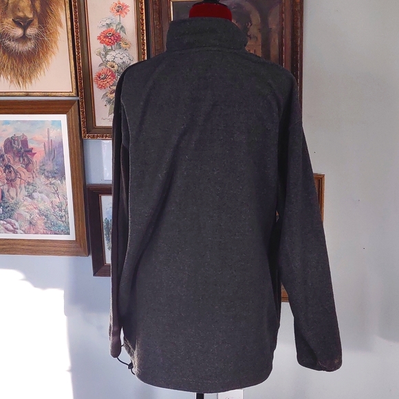 Disneyland Fleece Zip Up Gray Black - Picture 7 of 12